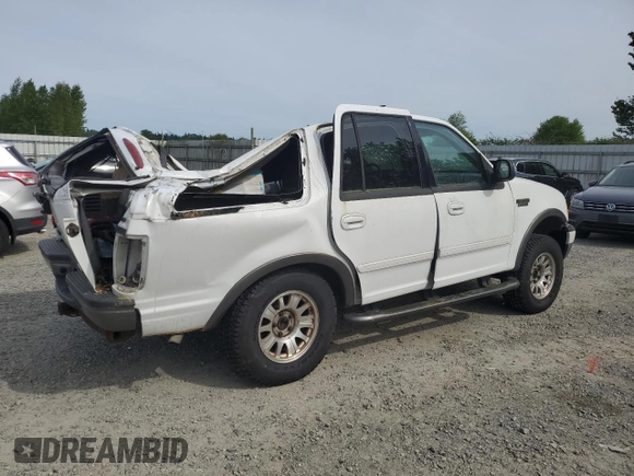 2000 Ford Expedition XLT with VIN 1FMRU166XYLA67790, listed as a Copart auction lot 43822185 with Not Provided miles and Salvage Title. Bid and sale history available at DreamBid. Image 3.