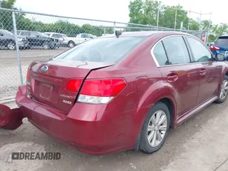 2012 Subaru Legacy Premium with VIN 4S3BMBF60C3015413, listed as a IAAI auction lot 42579590 with 186,399 mi miles and . Bid and sale history available at DreamBid. Image 4.
