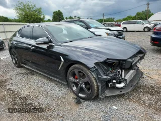 2021 Genesis G70 2.0T with VIN KMTG34LA7MU072394, listed as a Copart auction lot 62908715 with 44,104 mi miles and Salvage title. Bid and sale history available at DreamBid. Image 4.