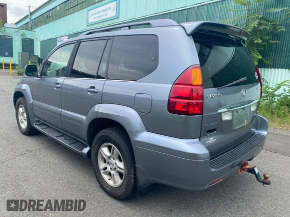 2006 Lexus GX 470 with VIN JTJBT20X26015279, listed as a Copart auction lot 63783605 with 203,082 mi miles and Clean title. Bid and sale history available at DreamBid. Image 3.