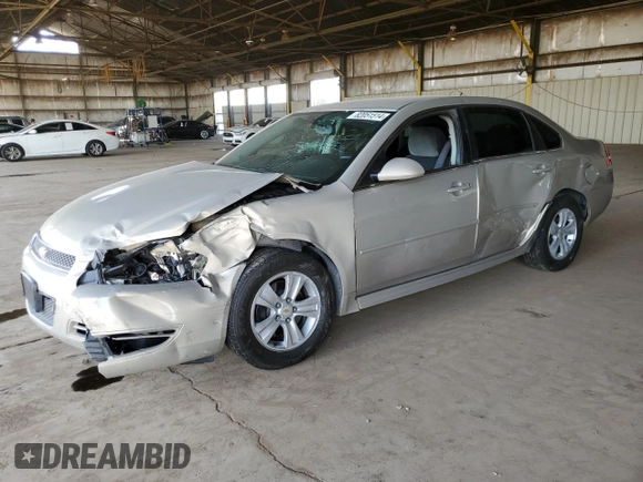 2012 Chevrolet Impala LS Retail with VIN 2G1WA5E30C1258494, listed as a Copart auction lot 82051514 with 128,508 mi miles and Salvage Title. Bid and sale history available at DreamBid. Image 1.