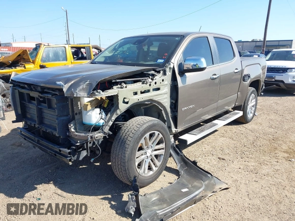 2015 GMC Canyon 2WD SLT with VIN 1GTG5CE33F1217775, listed as a IAAI auction lot 41485677 with 1 mi miles. Bid and sale history available at carsss.com. Image 18.
