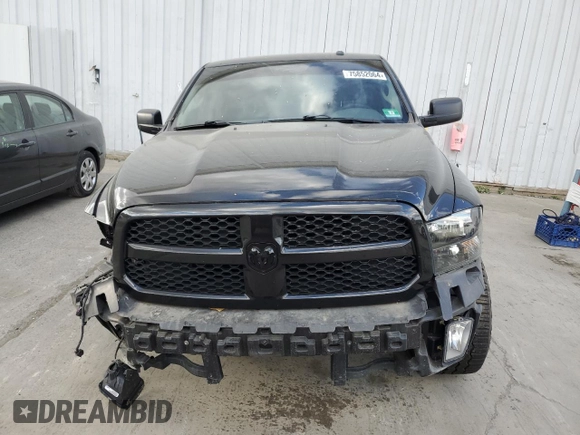 2018 Ram 1500 Express with VIN 3C6RR7KT1JG158655, listed as a Copart auction lot 55536745 with 86,281 mi miles and Salvage title. Bid and sale history available at DreamBid. Image 5.
