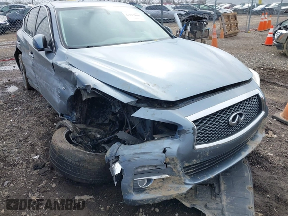 2015 Infiniti Q50 with VIN JN1BV7AR4FM406268, listed as a IAAI auction lot 41837888 with 211,965 mi miles. Bid and sale history available at carsss.com. Image 6.