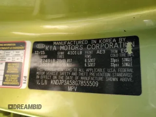2016 Kia Soul + with VIN KNDJP3A58G7855509, listed as a Copart auction lot 46389995 with 137,207 mi miles and Salvage Title. Bid and sale history available at carsss.com. Image 14.