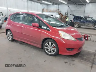 2009 Honda Fit Sport with VIN JHMGE88499S050322, listed as a IAAI auction lot 41781879 with 1 mi miles. Bid and sale history available at carsss.com. Image 1.