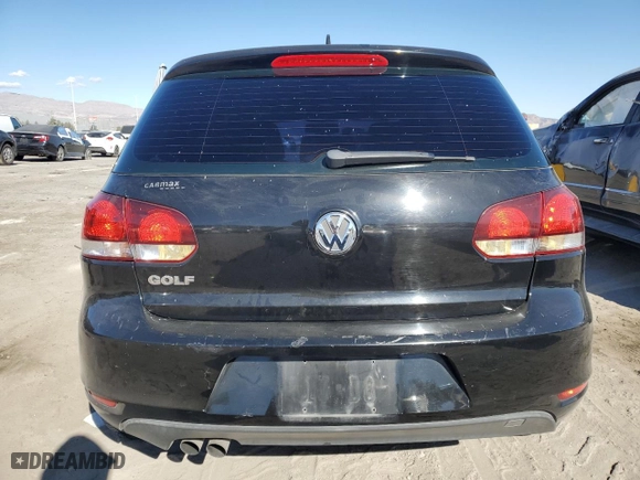 2013 Volkswagen Golf w/Conv & Sunroof with VIN WVWBB7AJ5DW124075, listed as a Copart auction lot 44079355 with 170,785 mi miles and Salvage Title. Bid and sale history available at carsss.com. Image 6.