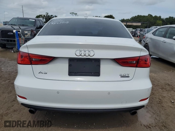 2016 Audi A3 2.0T Premium with VIN WAUB8GFF0G1027898, listed as a Copart auction lot 69743913 with 55,061 mi miles. Bid and sale history available at carsss.com. Image 6.
