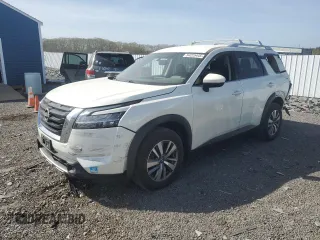 2022 Nissan Pathfinder SL with VIN 5N1DR3CC7NC255826, listed as a Copart auction lot 54225445 with 23,856 mi miles and Salvage title. Bid and sale history available at DreamBid. Image 1.