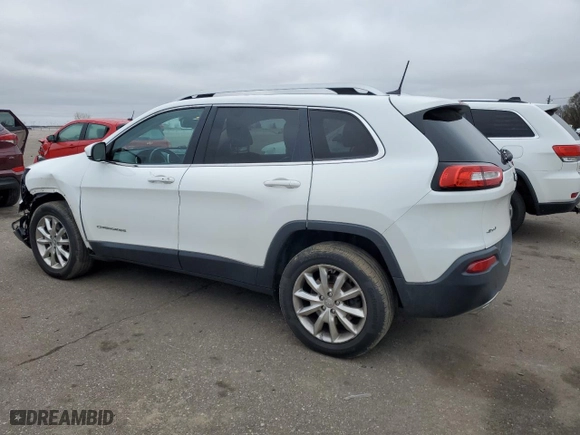 2016 Jeep Cherokee Limited with VIN 1C4PJMDS6GW246394, listed as a Copart auction lot 81601324 with 160,957 mi miles and Salvage Title. Bid and sale history available at carsss.com. Image 2.