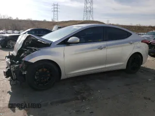2015 Hyundai Elantra SE with VIN 5NPDH4AE0FH642273, listed as a Copart auction lot 51310985 with 109,615 mi miles and Salvage Title. Bid and sale history available at carsss.com. Image 1.