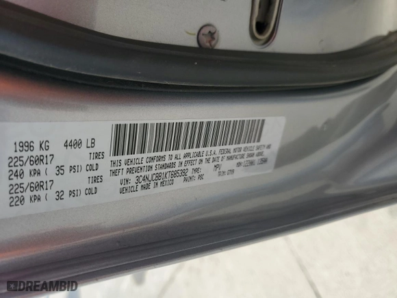 2019 Jeep Compass Latitude w/Sun/Wheel Pkg with VIN 3C4NJCBB1KT685392, listed as a Copart auction lot 81446624 with NaN miles and Salvage Title. Bid and sale history available at carsss.com. Image 15.
