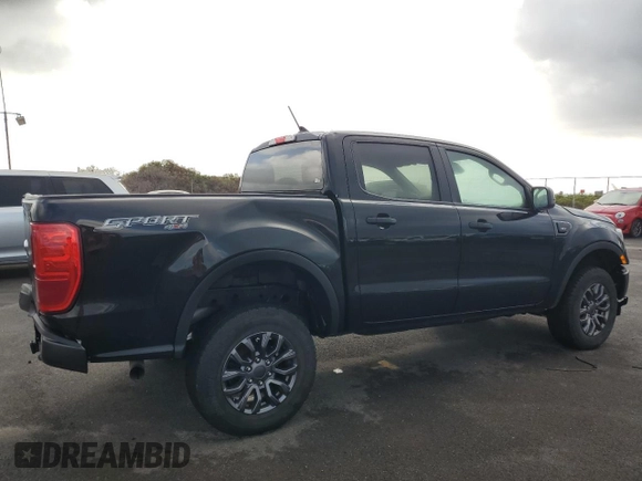 2021 Ford Ranger XL with VIN 1FTER4FH9MLE04113, listed as a Copart auction lot 43387205 with 16,748 mi miles and Salvage Title. Bid and sale history available at carsss.com. Image 3.
