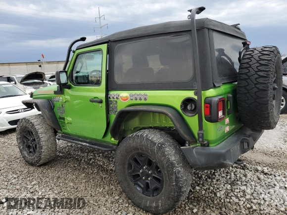2018 Jeep Wrangler Sport with VIN 1C4GJXAN1JW262204, listed as a Copart auction lot 46809145 with 79,732 mi miles and Salvage title. Bid and sale history available at DreamBid. Image 2.