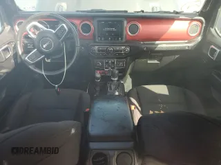 2022 Jeep Wrangler Unlimited Rubicon with VIN 1C4HJXFN9NW256461, listed as a Copart auction lot 43188065 with 26,944 mi miles and Salvage title. Bid and sale history available at DreamBid. Image 8.