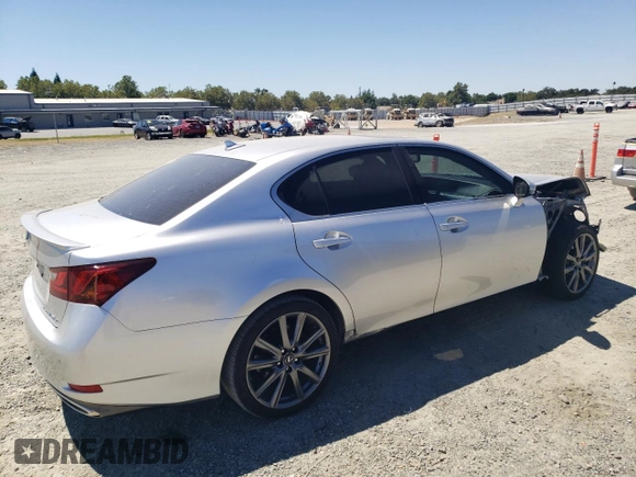 2014 Lexus GS 350 with VIN JTHCE1BL1E5021086, listed as a Copart auction lot 61156224 with 135,375 mi miles and Salvage Title. Bid and sale history available at DreamBid. Image 3.