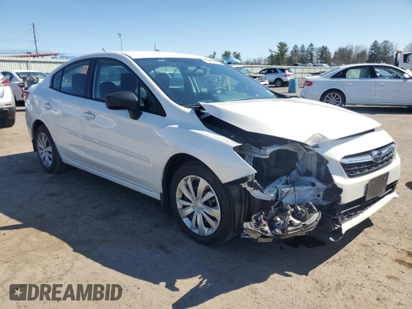 2021 Subaru Impreza with VIN 4S3GKAB68M3607588, listed as a Copart auction lot 49654435 with 47,774 mi miles and Salvage Title. Bid and sale history available at carsss.com. Image 4.