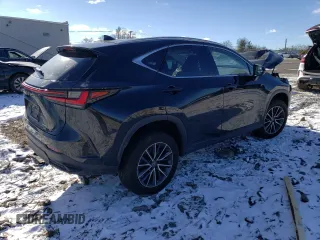 2022 Lexus NX with VIN JTJGGCEZ3N2005494, listed as a Copart auction lot 41362565 with 0 mi miles and Salvage Title. Bid and sale history available at carsss.com. Image 3.