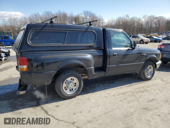 1997 Ford Ranger XLT with VIN 1FTCR10A7VPB26744, listed as a Copart auction lot 50312275 with 196,654 mi miles and Salvage Title. Bid and sale history available at DreamBid. Image 3.