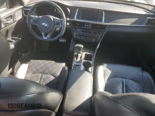 2016 Kia Optima SXL Turbo with VIN 5XXGV4L2XGG020446, listed as a Copart auction lot 58127025 with 66,019 mi miles and Salvage title. Bid and sale history available at DreamBid. Image 8.