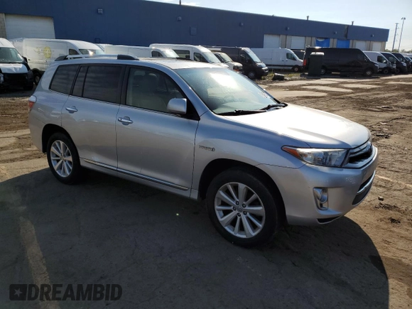 2012 Toyota Highlander Hybrid Limited with VIN JTEDC3EH1C2007813, listed as a Copart auction lot 69659804 with 89,635 mi miles and Clean Title. Bid and sale history available at carsss.com. Image 4.