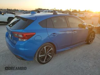 2020 Subaru Impreza Special Sports with VIN 4S3GTAM62L3702303, listed as a Copart auction lot 80070144 with 78,777 mi miles and Salvage title. Bid and sale history available at DreamBid. Image 3.