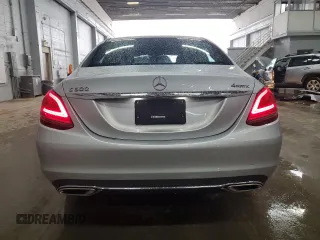 2021 Mercedes-Benz C 300 with VIN W1KWF8EBXMR636515, listed as a Copart auction lot 55797345 with 48,956 mi miles and Salvage title. Bid and sale history available at DreamBid. Image 6.