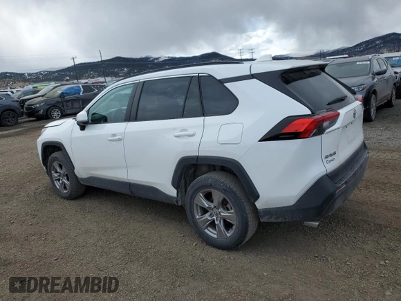 2022 Toyota RAV4 XLE with VIN 2T3P1RFV3NW264237, listed as a Copart auction lot 48542685 with 62,901 mi miles and Salvage title. Bid and sale history available at DreamBid. Image 2.