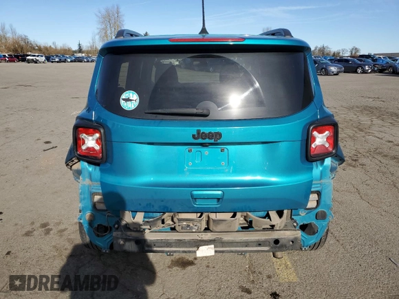 2020 Jeep Renegade Altitude with VIN ZACNJABB0LPL99236, listed as a Copart auction lot 44825675 with 83,809 mi miles and Salvage Title. Bid and sale history available at DreamBid. Image 6.