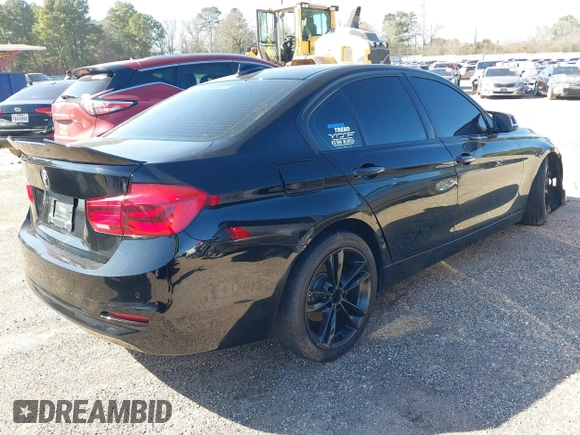 2016 BMW 3 Series 320i with VIN WBA8E1G51GNU11798, listed as a IAAI auction lot 41582559 with 105,866 mi miles and . Bid and sale history available at carsss.com. Image 4.
