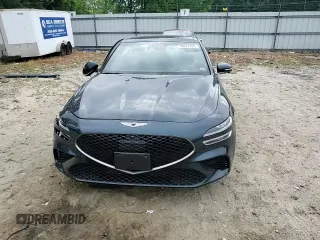 2022 Genesis G70 3.3T with VIN KMTG54TEXNU083193, listed as a Copart auction lot 56627395 with 16,980 mi miles and Salvage title. Bid and sale history available at DreamBid. Image 13.