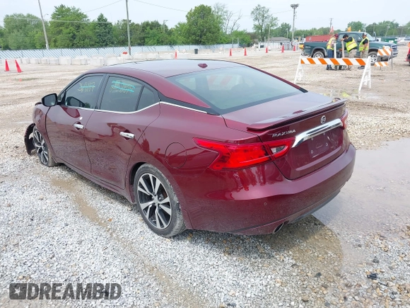 2018 Nissan Maxima SL with VIN 1N4AA6AP2JC369187, listed as a IAAI auction lot 39418297 with Not provided miles and . Bid and sale history available at DreamBid. Image 3.