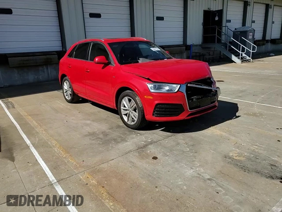 2018 Audi Q3 Premium with VIN WA1ECCFS7JR030191, listed as a Copart auction lot 52541035 with 82,903 mi miles and Salvage title. Bid and sale history available at DreamBid. Image 10.