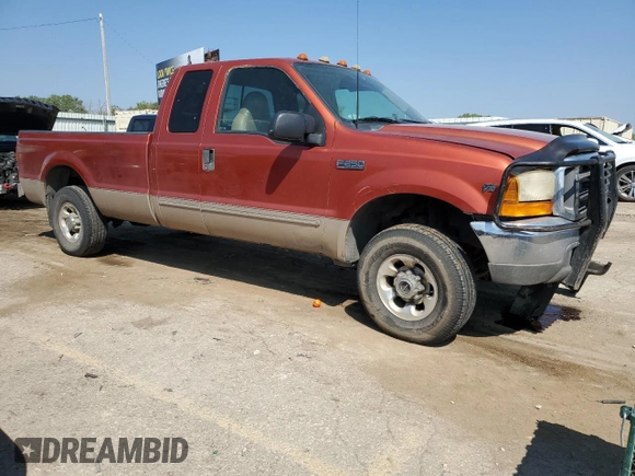 1999 Ford F-250 XL with VIN 1FTNX21SXXEE40026, listed as a Copart auction lot 69888634 with 215,535 mi miles and Salvage title. Bid and sale history available at DreamBid. Image 4.