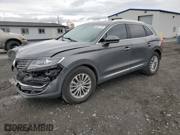 2017 Lincoln MKX Select with VIN 2LMPJ8KP5HBL18968, listed as a Copart auction lot 50271175 with 101,921 mi miles and Salvage Title. Bid and sale history available at carsss.com. Image 1.