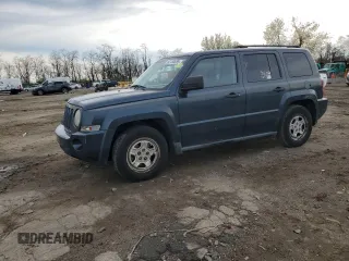 2008 Jeep Patriot Sport with VIN 1J8FF28W78D512574, listed as a Copart auction lot 52183685 with 195,045 mi miles and Clean Title. Bid and sale history available at carsss.com. Image 1.