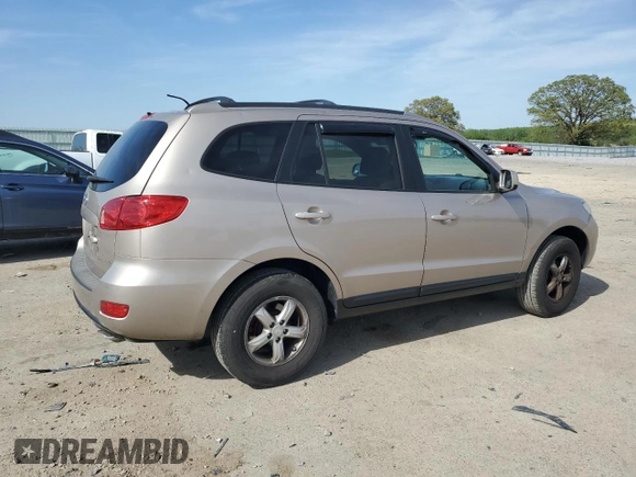 2007 Hyundai Santa Fe GLS with VIN 5NMSG13D77H041762, listed as a Copart auction lot 55879385 with 96,665 mi miles and Non repairable. Bid and sale history available at DreamBid. Image 3.