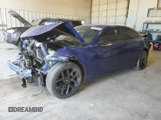2022 Dodge Charger SXT with VIN 2C3CDXBG5NH224828, listed as a Copart auction lot 47129175 with 28,822 mi miles and Salvage Title. Bid and sale history available at DreamBid. Image 1.