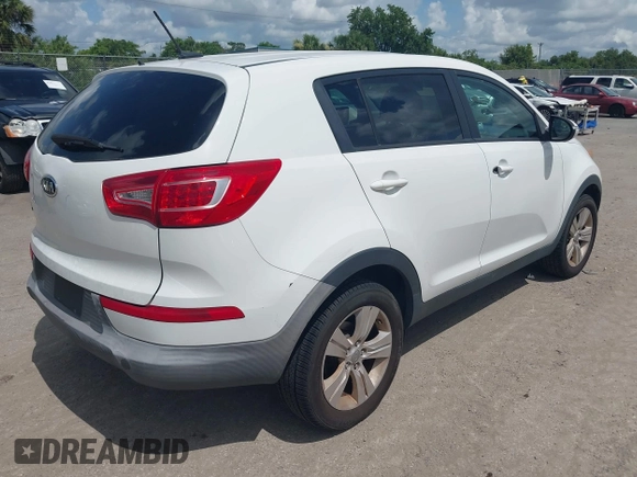 2012 Kia Sportage LX with VIN KNDPB3A2XC7237360, listed as a IAAI auction lot 42478625 with 122,824 mi miles and . Bid and sale history available at DreamBid. Image 4.