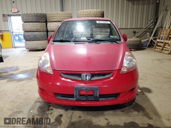 2008 Honda Fit with VIN JHMGD37428S006278, listed as a Copart auction lot 48774045 with 108,515 mi miles and Clean Title. Bid and sale history available at carsss.com. Image 5.