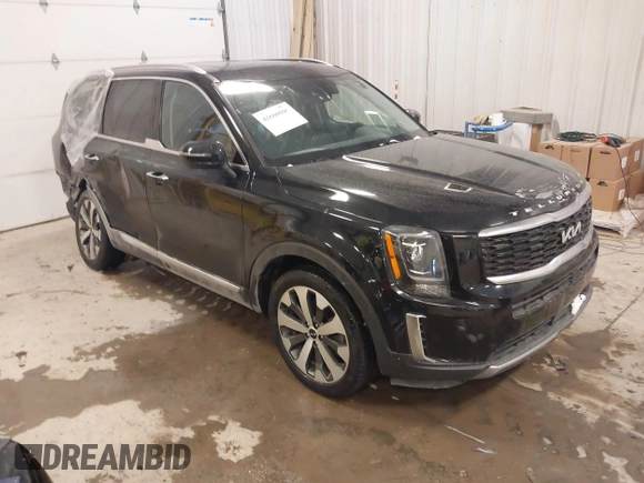2022 Kia Telluride S with VIN 5XYP6DHC7NG222796, listed as a IAAI auction lot 41600096 with 98,134 mi miles and . Bid and sale history available at DreamBid. Image 1.
