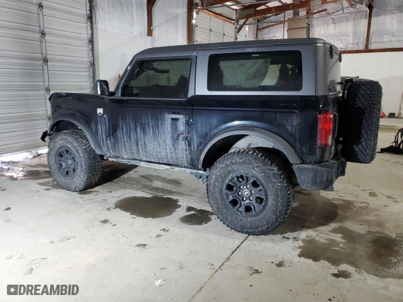 2022 Ford Bronco with VIN 1FMDE5AH7NLB79711, listed as a Copart auction lot 88099785 with 28,044 mi miles and Salvage Title. Bid and sale history available at carsss.com. Image 2.