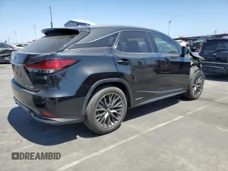 2022 Lexus RX with VIN 2T2YGMDA5NC076315, listed as a Copart auction lot 59921264 with 25,883 mi miles and Salvage Title. Bid and sale history available at carsss.com. Image 3.