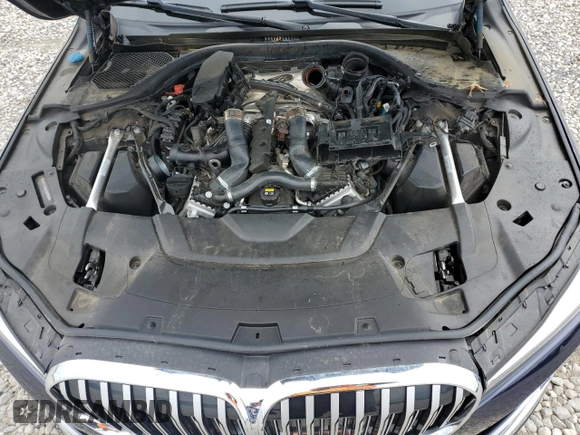 2020 BMW 7 Series 750i xDrive with VIN WBA7U2C03LCD17090, listed as a Copart auction lot 54480795 with 48,260 mi miles and Salvage title. Bid and sale history available at DreamBid. Image 11.