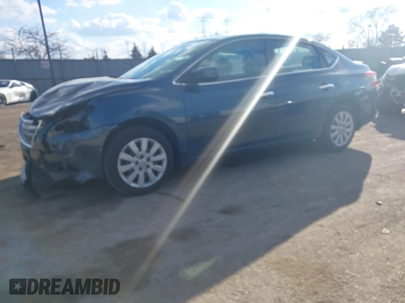 2014 Nissan Sentra SV with VIN 3N1AB7APXEY211662, listed as a IAAI auction lot 41689581 with 100,269 mi miles and . Bid and sale history available at DreamBid. Image 2.