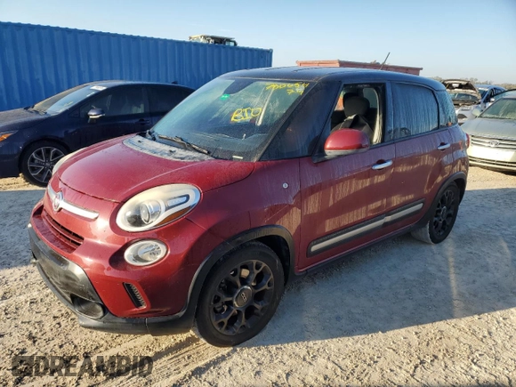 2016 FIAT 500L Trekking with VIN ZFBCFADH9GZ037588, listed as a Copart auction lot 78065474 with 0 mi miles and Non Repairable. Bid and sale history available at carsss.com. Image 1.
