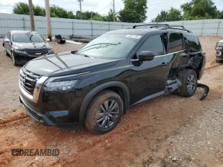 2024 Nissan Pathfinder Rock Creek with VIN 5N1DR3BD7RC283495, listed as a Copart auction lot 59817195 with 2,527 mi miles and Salvage title. Bid and sale history available at DreamBid. Image 1.