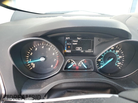 2014 Ford Escape Titanium with VIN 1FMCU9JX0EUB48372, listed as a Copart auction lot 48600505 with 192,639 mi miles and Clean Title. Bid and sale history available at carsss.com. Image 9.
