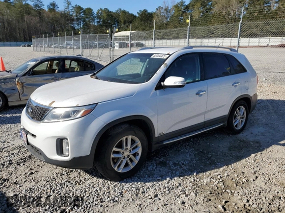 2014 Kia Sorento LX with VIN 5XYKTDA70EG538475, listed as a Copart auction lot 50084425 with 209,501 mi miles and Clean Title. Bid and sale history available at carsss.com. Image 1.