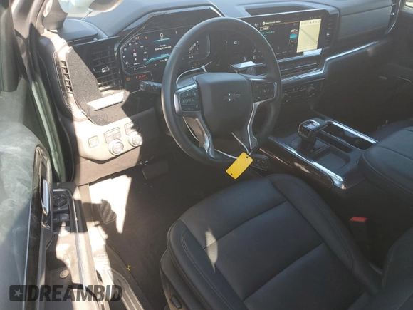 2025 Chevrolet Silverado 1500 with VIN 2GCUKEED7S1137500, listed as a Copart auction lot 45814665 with 3,489 mi miles and Salvage Title. Bid and sale history available at DreamBid. Image 8.